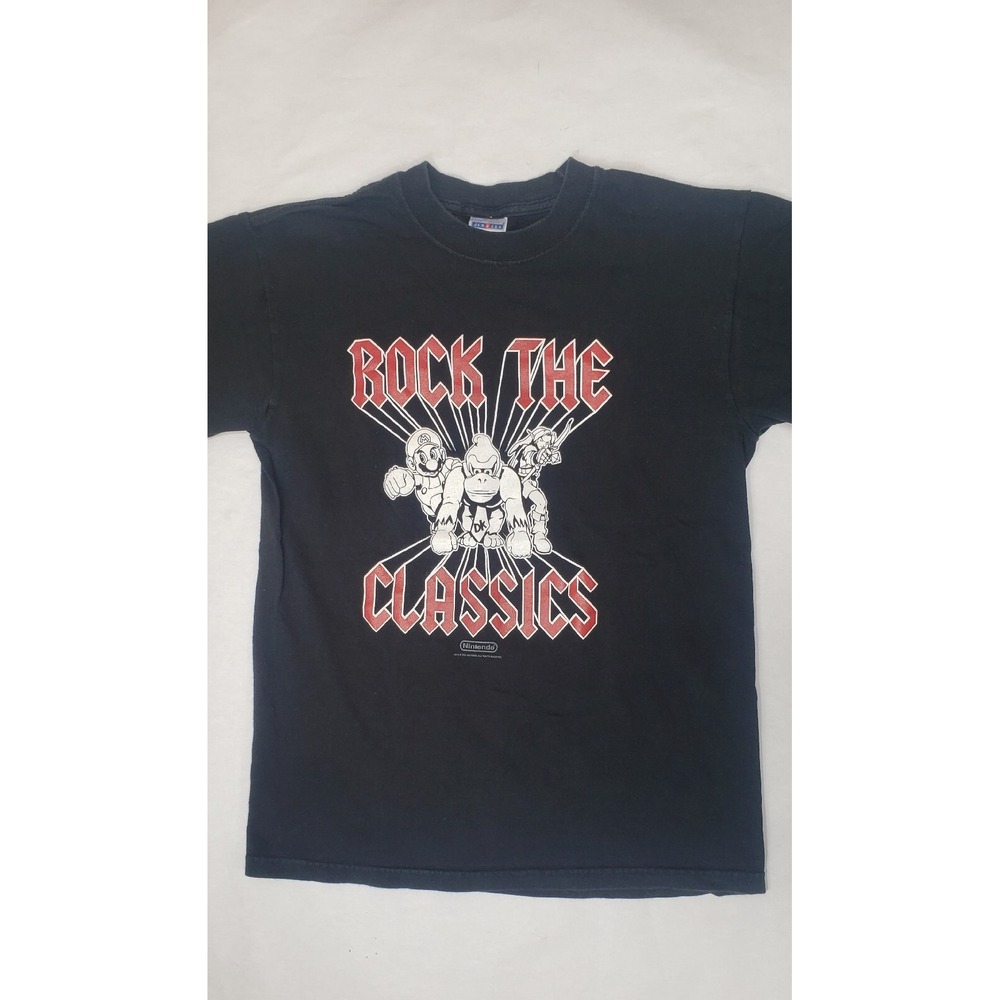 2000s Nintendo Rock The Classics Sm T Shirt Video Game‎ Mario Donkey Kong Zelda